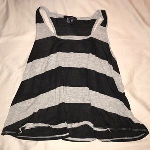 forever 21 grey and black tank